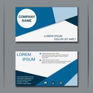 Business visiting card banner sticker mockup flyer label vector template N13