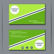 Business visiting card banner sticker mockup flyer label vector template N20