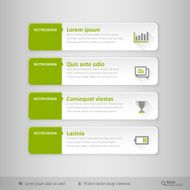 Design layout modern symbols tabs