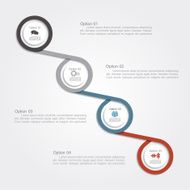 Infographic report template layout Vector illustration N2