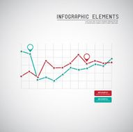 Set of different graphs and charts vector eps10 illustration N4