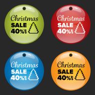 Christmas sale badge N2