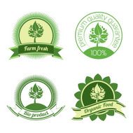 Organic labels and elements