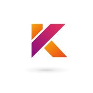 Letter K emblem icon design template elements N2