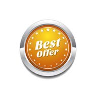Best Offer Yellow Vector Icon Button N2