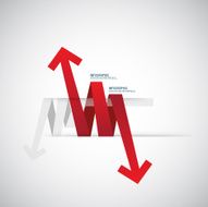 Set of different graphs and charts vector eps10 illustration N15