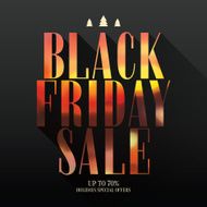 Design poster for black friday sales