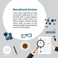 Flat Recruitment Services Advertising