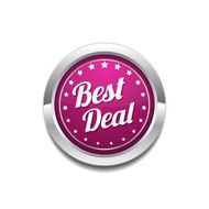 Best Deal Pink Vector Button Icon N2