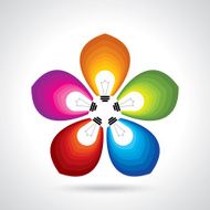 multicolour business idea concept