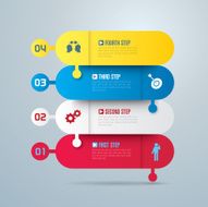 Infographic design template and marketing icons N18