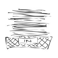 Simple doodle of an in tray N2