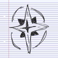Simple doodle of a star N3