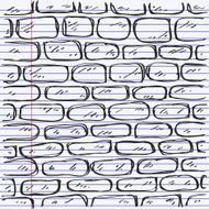 Simple doodle of a brick pattern N2