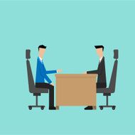 business discussion or use for job interview