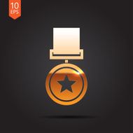 Flat medal N7