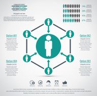 Business management strategy or human resource infographic N5