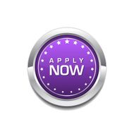 Apply Now Purple Circular Vector Button