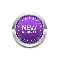 New Arrival Purple Circular Vector Button