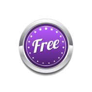 Free Purple Circular Vector Button