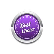 Best Choice Purple Circular Vector Button N2