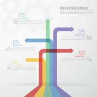 Design template infographic for business concept