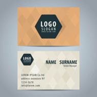 Clean simple modern business card template N8