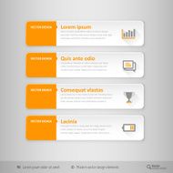 Design layout modern symbols tabs N3