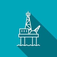 Oil platform icon N6