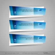 Modern Glossy Vector Banners N4