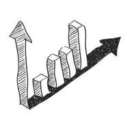 Simple doodle of a bar graph