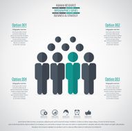 Business management strategy or human resource infographic N9