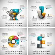 4 in 1 Business Infographics N3