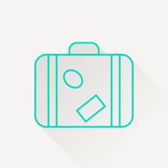 Luggage vector icon N4