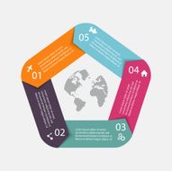 Vector circle arrows for infographic Can be used info graphi N3