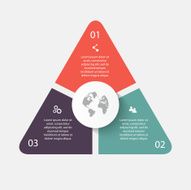 Vector circle arrows for infographic Can be used info graphi N4