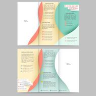 Abstract brochure template N5