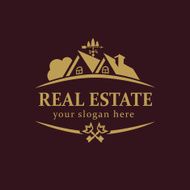 Real estate logo key