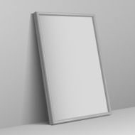 White horizontal frame for paintings