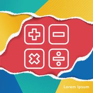 calculator line icon N3