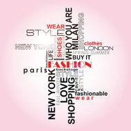 STYLE word cloud concept N5