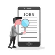 Online job Search on Smartphone