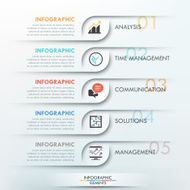 Modern infographics options banner N18
