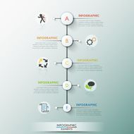 Modern infographics options banner N19