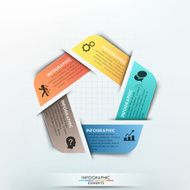 Modern infographics options banner N36