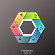 Modern infographics options banner N53