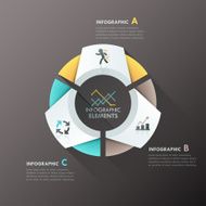 Modern infographics options banner N56