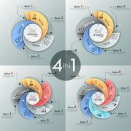 Modern infographics options banner N60