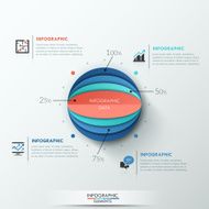 Modern infographics options banner N63