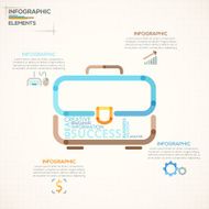 Modern infographics options banner N66